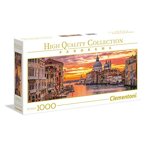 Clementoni-39426 Puzzle 1000 Piezas Panorama El Gran Canal-Venecia, Color (39426)