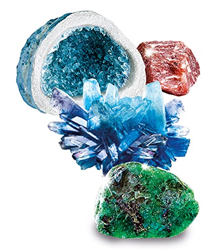 Clementoni-55349 - Cristales y Minerales - juego científico a partir de 8 años