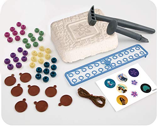 Clementoni- Disney Raya – Juego de Piedras – Kit de Manualidades – Fabricado en Italia para niños de 6 años en adelante (17648)