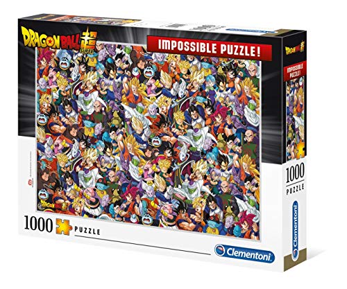 Clementoni Dragon Ball Z Impossible Puzzle Ball-1000 pièces, Multicolor (39489)