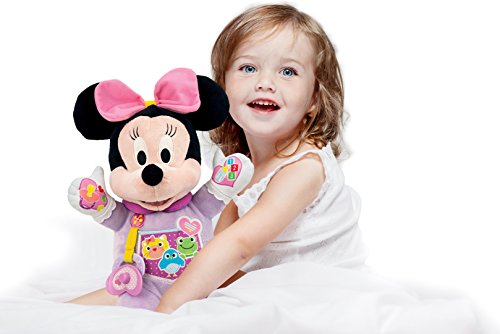 Clementoni Peluche interactiva Minnie Mi Primera Muñeca, color rosa, 36.8 x 28.2 x 16.5, 65547