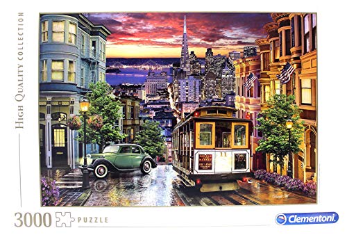 Clementoni Puzzle 3000 piezas San Francisco, multicolor (33547.3)