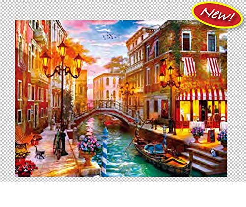 Clementoni- Puzzle 500 Piezas Atardecer en Venecia, Multicolor (35063.6)