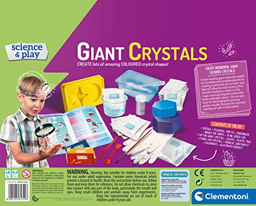 Clementoni- Science and Play - Juego de Ciencia y Laboratorio para niños a Partir de 8 años - Made in Italy, Multicolor (61729)