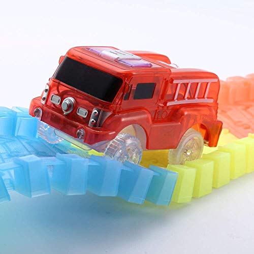 Codomoxo® Voiture pour Le Magic Tracks Circuit Flexible et Lumineux-Piste Jouet Cadeau de Aidez Les Enfants à Grandir - Vu à la télé (6 pack)