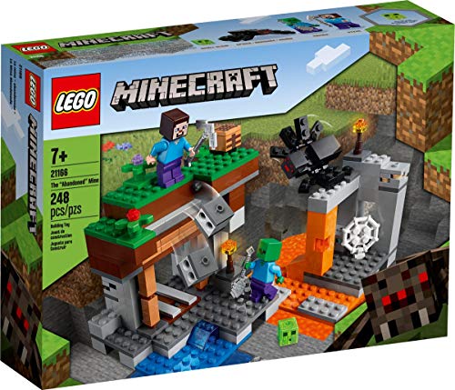 Collectix Lego Set – Lego Minecraft La mina abandonada (21166) + Lego Minecraft La aventura Taiga (21162), set de regalo a partir de 7 años