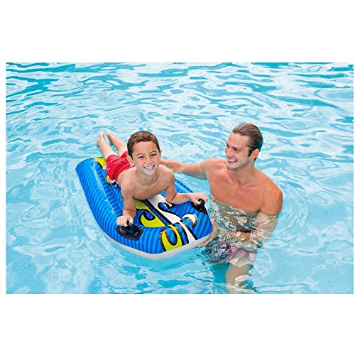 Color Baby - Tabla para surf hinchable decorada, 112 x 62 cm (58165) , Modelos/colores Surtidos, 1 Unidad
