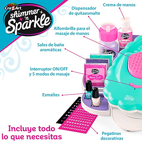 ColorBaby Shimmer'n Sparkle 46737 - Shimmer n Sparkle-5 en 1 SPA de uñas