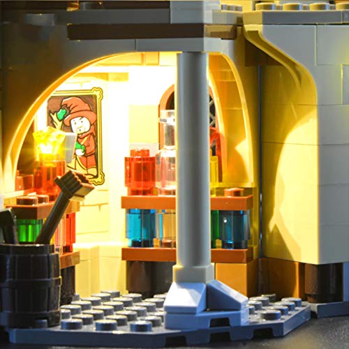 Conjunto De Luces para (Harry Potter Sauce Boxeador De Hogwarts) Modelo De Construcción De Bloques - Kit De Luz LED Compatible con Lego 75953, NO Incluido En El Modelo