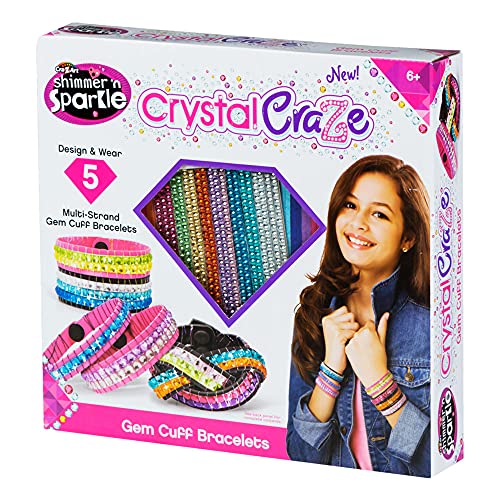 Cra-Z-Art Brazaletes de gemas de cristal Shimmer'n Sparkle (44088)