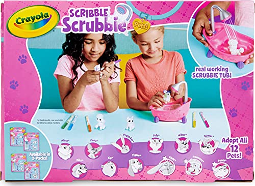 Crayola-CC040050 Mascotas Flocadas, Multicolor, única (74-7249)