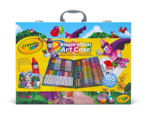 CRAYOLA- Maletín del Artista Arcoiris 140 Piezas, Multicolor (25-4450)