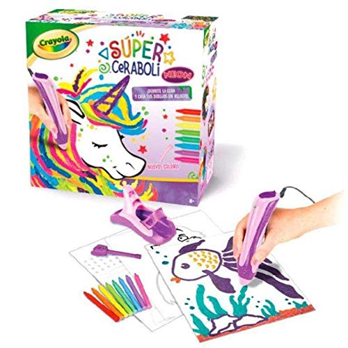 CRAYOLA- Súper Ceraboli Unicornio Neón, Multicolor (25-0507)