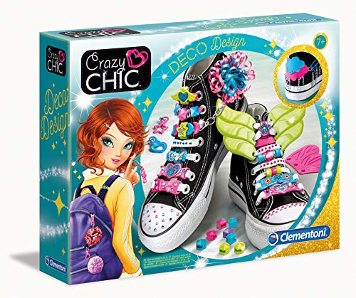 Crazy Chic Clementoni- Deco Design Juego Creativo para Niños, Multicolor, 3 (18501)