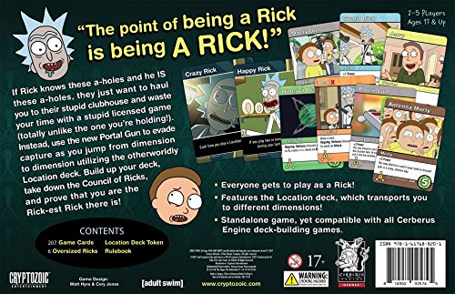 Cryptozoic Entertainment CZE25745 Morty: Contadores cercanos del Edificio de Cubierta Rick Kind, Colores Mezclados
