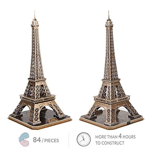 CubicFun Puzle 3D La Torre Eiffel - París