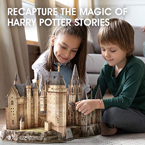 CubicFun Puzzle 3D Harry Potter Torre de la Astronomía de Hogwarts Puzzles 3D Kits de Construcción Maquetas para Construir Adultos Regalo para Niños Adolescentes, 243 Piezas Versión Grande
