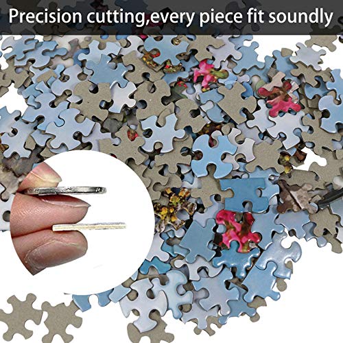 Cuteefun Puzzle 500 Piezas para Adultos Calle del Café Paisaje Rompecabezas De Cartón para Juego Familiar Decoración Hogareña
