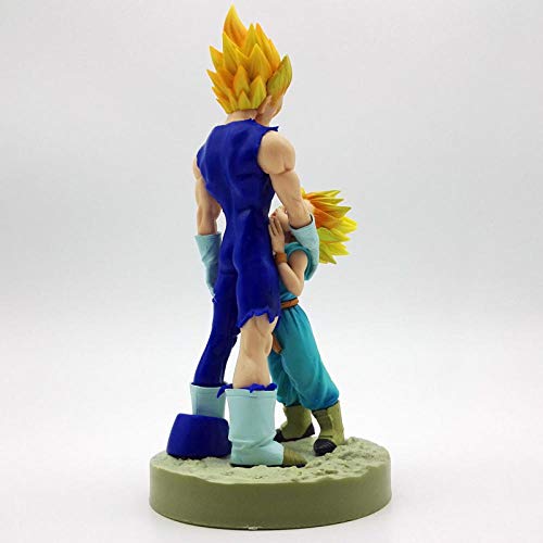 CXNY Dragon Ball Z Vegeta y Trunks Dramati Padre Hijo Adiós Figura de Estilo Goku Trunks Super Saiyan Figura de acción 20cm