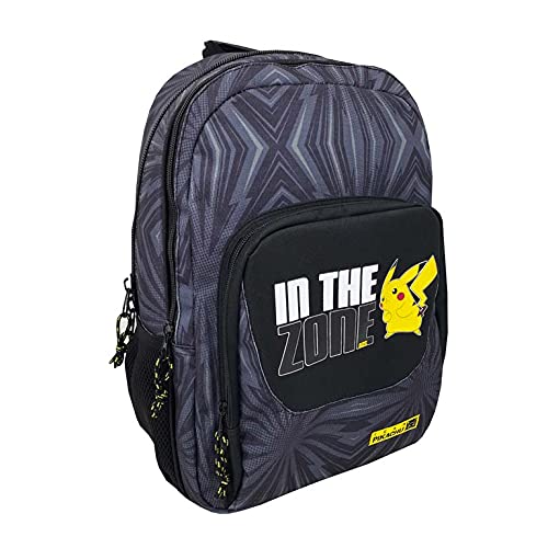 CYP MOCHILA CON TROLLEY EXTRAÍBLE POKÉMON, gris, m