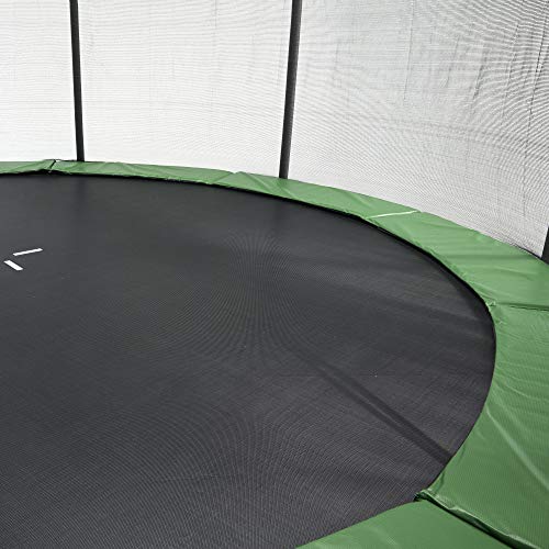 CZON SPORTS Trampoline - Cama elástica infantil, 300 cm (verde)