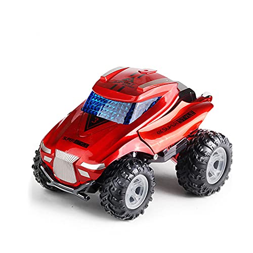 DBXMFZW Control Remoto Stunt Car 2.4GHZ Big Feet RC Buggy 4WD Stunt Control Remoto RC Cars para Adultos Vehículo De Control Remoto Inalámbrico De Seis Vías, con Luz/Música Fast Car Toys para Niños Y