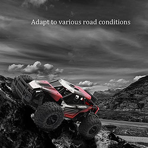 DBXMFZW RC Truck 2.4G Mango para Teléfono Móvil Dual RC Cars Control Remoto Professional RC Buggy HD Camera 4WD Dual Battery Electric Rock Crawler Toy Car Fast Car Juguetes para Niños Y Niñas
