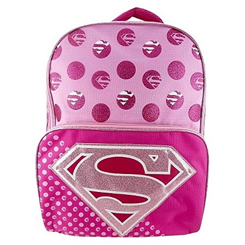 DC Comics Wonder Woman Mochila con capa desmontable y bolsillos laterales de malla