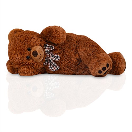 Deuba Oso de Peluche Gigante Marrón L 50 cm Osito Suave y cariñoso para niños y Adultos Regalo de Colores realistas