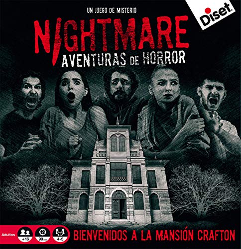 Diset- Nightmare - Juego de mesa adulto a partir de 16 años