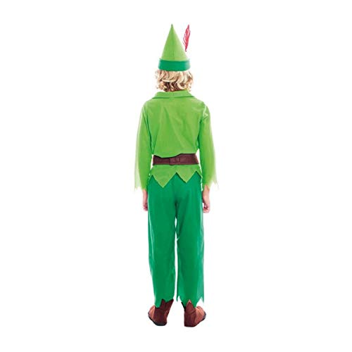 Disfraz Peter Pan Niño【Tallas Infantiles de 3 a 12 años】(Talla 7-9 años) | Disfraces Carnaval Cuentos Personajes Fantasía Niños