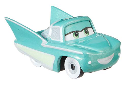 Disney Pixar Cars - Mini Racers 3 Pack - FLO, Red Ramone and Cruisin Lightning Mcqueen, Coches de metal