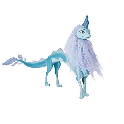 Disney Raya and the Last Dragon - Figura de la dragona Sisu con cabello - Juguete para niñas y niños de 3 años en adelante