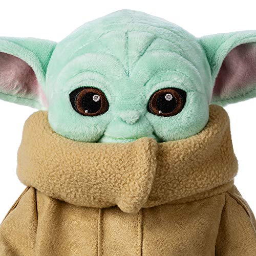 Disney Store: Peluche de Grogu, The Mandalorian, Star Wars, 25 cm, Peluche con la túnica clásica y rasgos faciales Bordados, Adecuado para Todas Las Edades