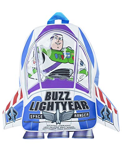 Disney Toy Story Niños mochila Buzz Lightyear 3D Rocket Rucksack Bolsa Un tamaño