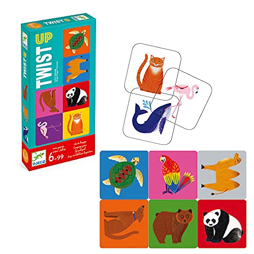 DJECO- Juego Twist up Juguetes para apilar y Encajar (38541)