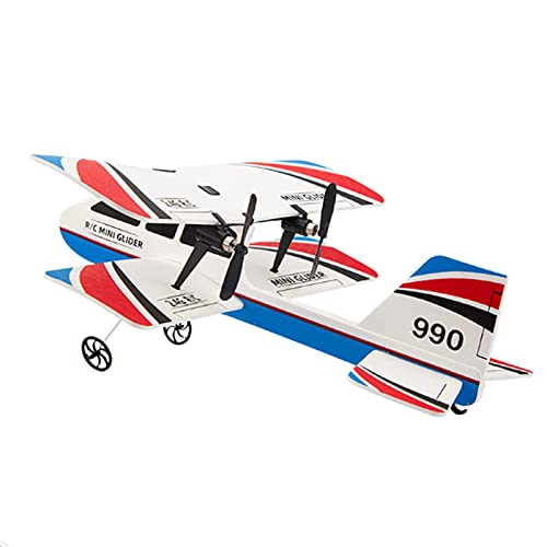 Doble Wings RC Plane Helicopter Control remoto Aeroplano Listo para volar Planes para adultos Electric Control Remoto Toy Regalo Juguete Adultos o Niños Avanzados mejorados con Propeller Saver
