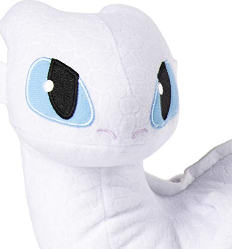 DRAGONS Peluche de dragón Furia Clara, 36 cm de Alto, a Partir de 4 años