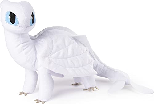 DRAGONS Peluche de dragón Furia Clara, 36 cm de Alto, a Partir de 4 años