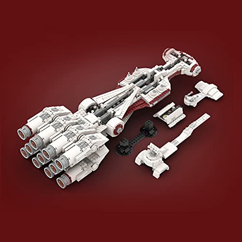Dr.Bricks Bloque Runner Tantive IV 1:250 Model, MOC-73874 de Ron_mcphatty, compatible con Lego Star Wars UCS - 1904 piezas