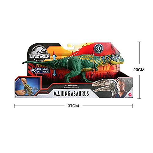 DUANCUICUIZ Modelo Simulación De Sonido Dinosaur-Parasitic Dragon (Color : Majungasaurus in Box)