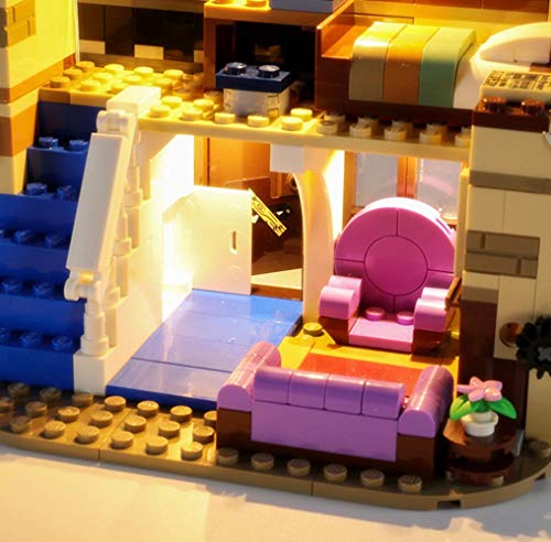 EDCAA Kit de iluminación LED para Harry Potter 4 Privet Drive House Set con Ford Anglia, Dobby Figure y Dursley Family Set compatible con Lego 75968 (no incluido)