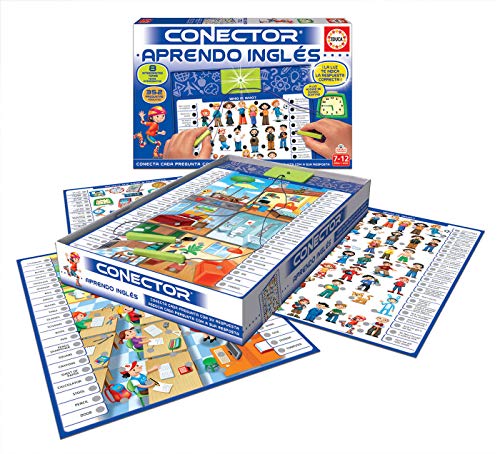 Educa - Aprendo Inglés Juego Connector para Niños, Multicolor (17206)