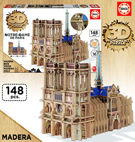 Educa Borrás - Notre Dame, Puzzle 3D (16974)