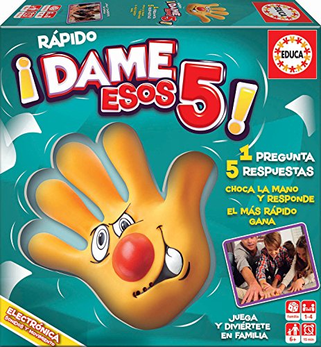 Educa - Dame Esos Cinco Juego de Mesa para Niños, Multicolor (17914)