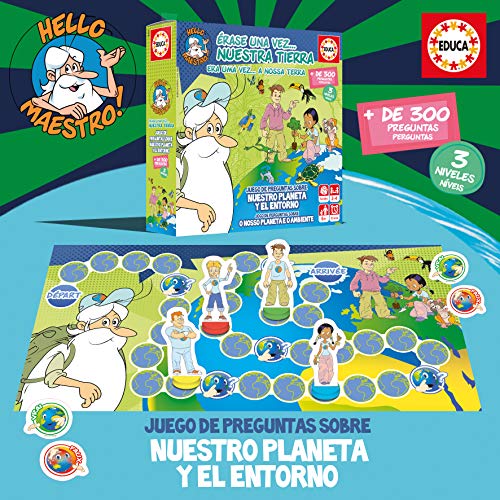 Educa - Érase Una Vez…Nuestra Tierra Juego de Mesa Educativo, Multicolor (18858)