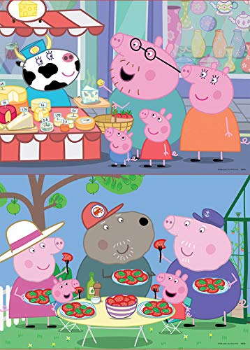 Educa Peppa Pig 2 Puzzles de 25 Piezas, multicolor (18078)