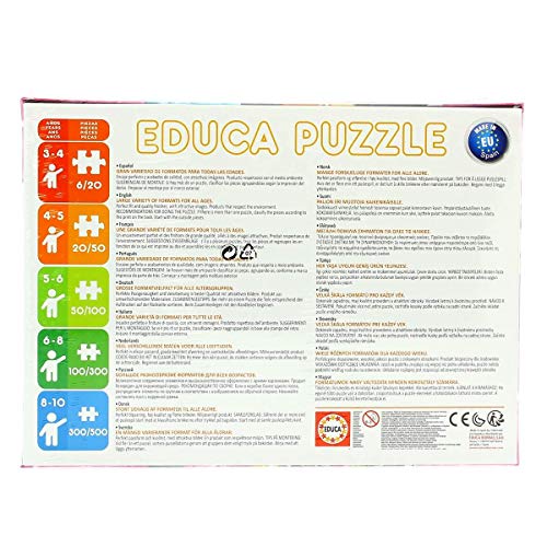Educa - Princesas Disney Princess Conjunto de Puzzles, Multicolor (17637)