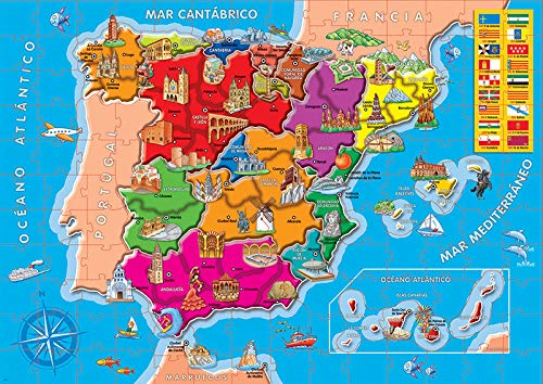 Educa - Provincias España Puzzle, 150 Piezas, Multicolor (14870)