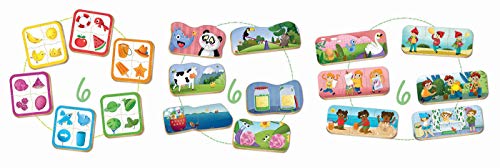 Educa - Set Baby 3 en 1 Juego Educativo para Bebés, Multicolor (18123)